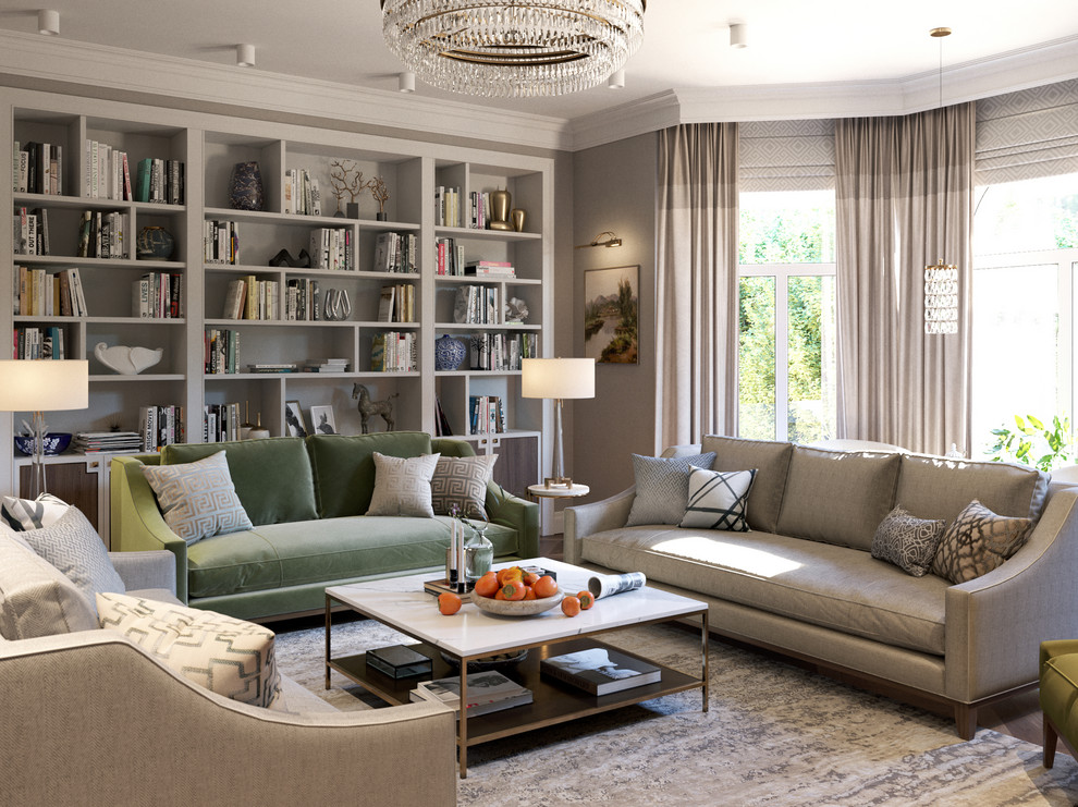 Проект интерьера загородного дома в Голиково