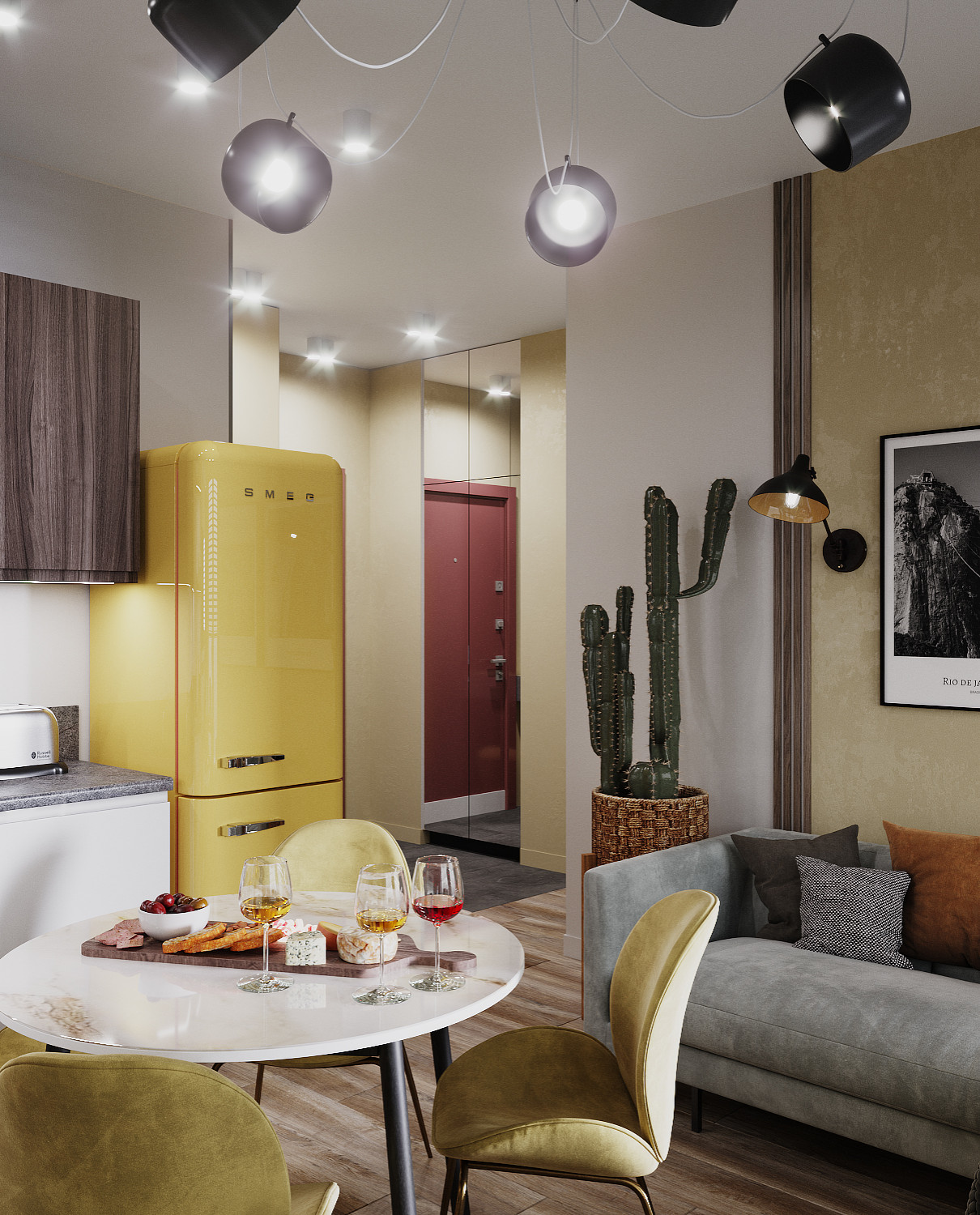 в центре Москвы маленькая, но очень уютная