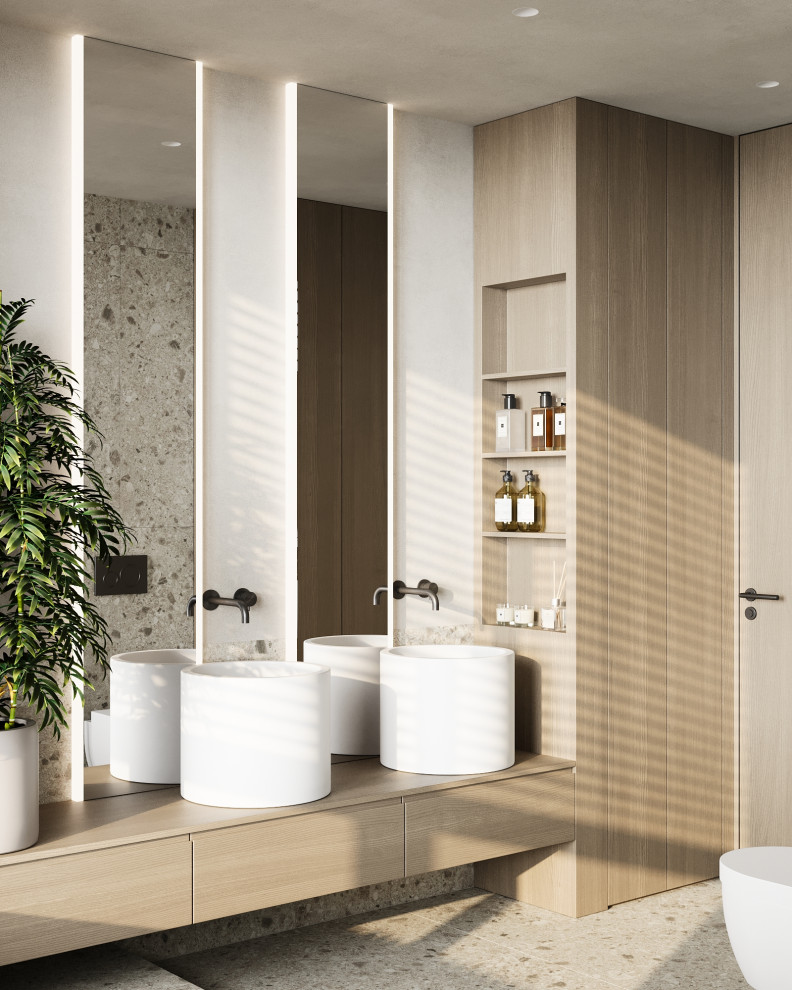 Обложка проекта: ЖК "RiverSky", 120 квадратных метров.