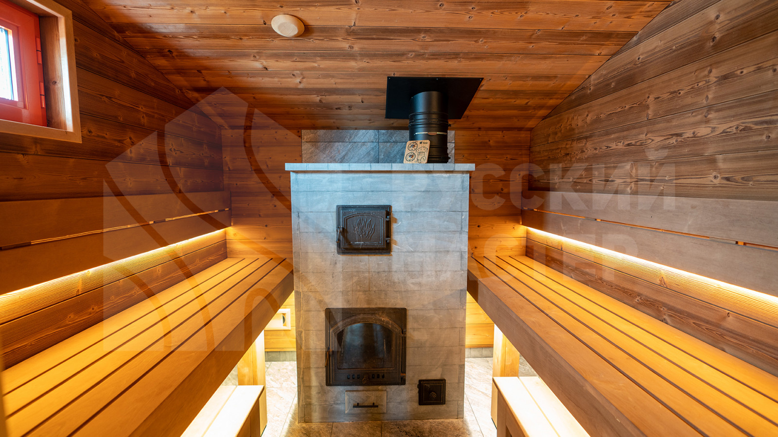 Банный комплекс: финская сауна и традиционная баня «по-серому»