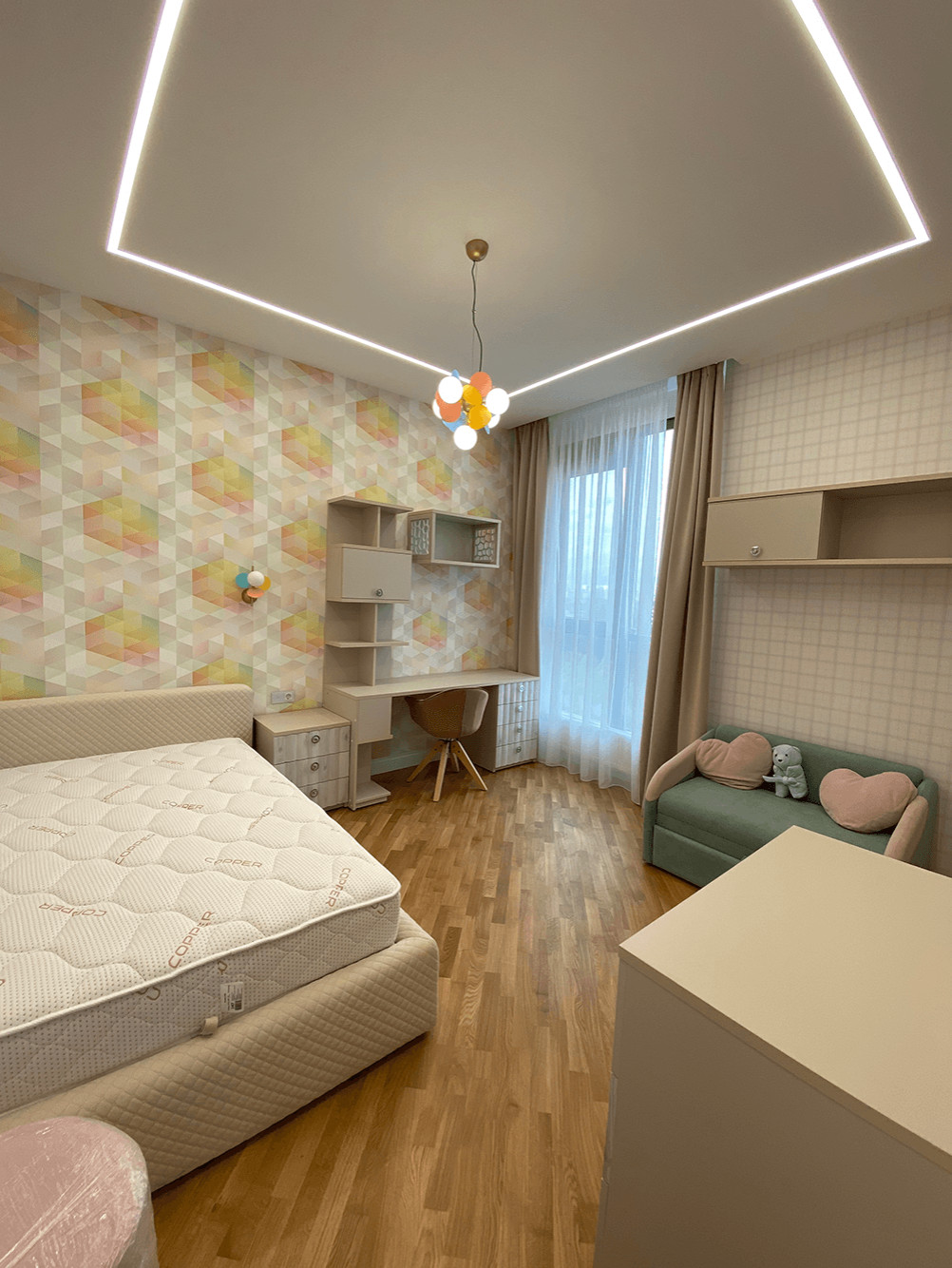 Apartment Lighting in Five Stars Residential Complex