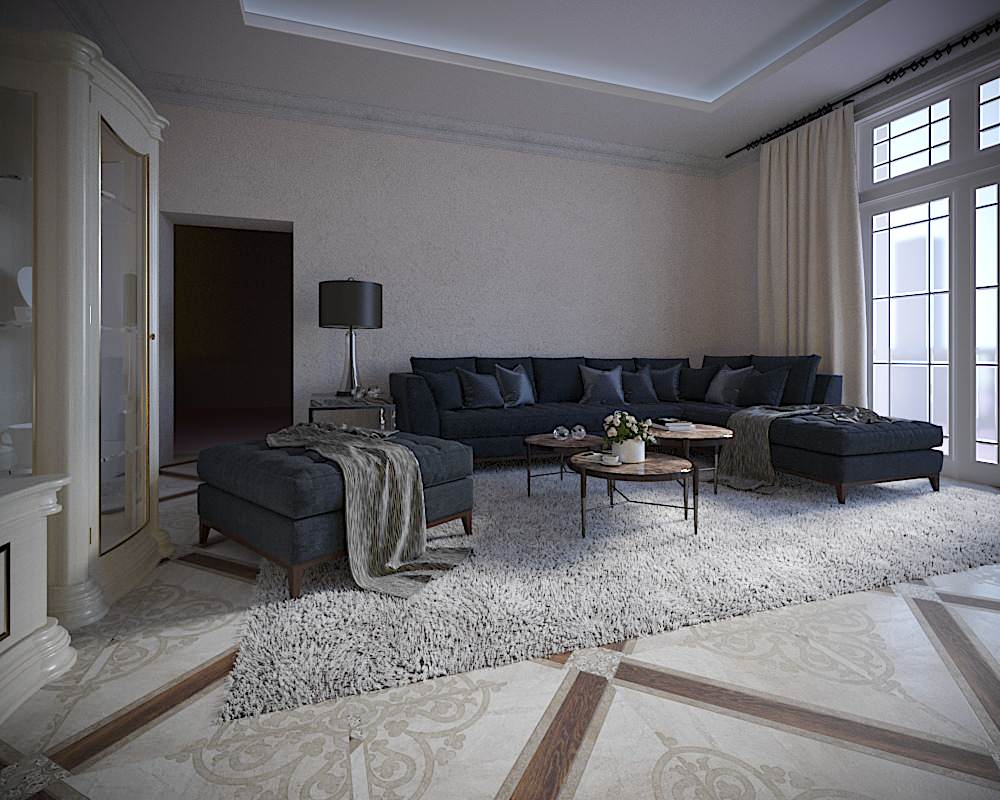 Дизайн-проект гостиной