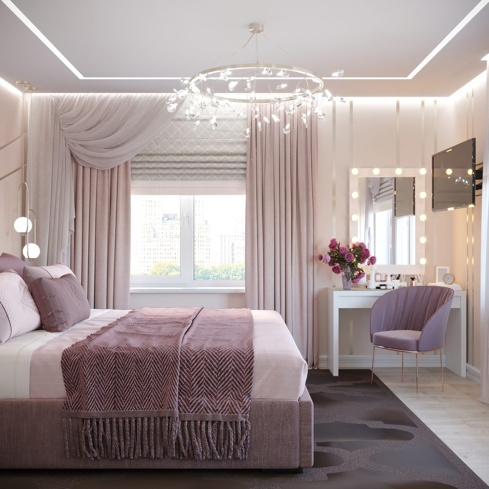 Дизайн квартиры в стиле неоклассика