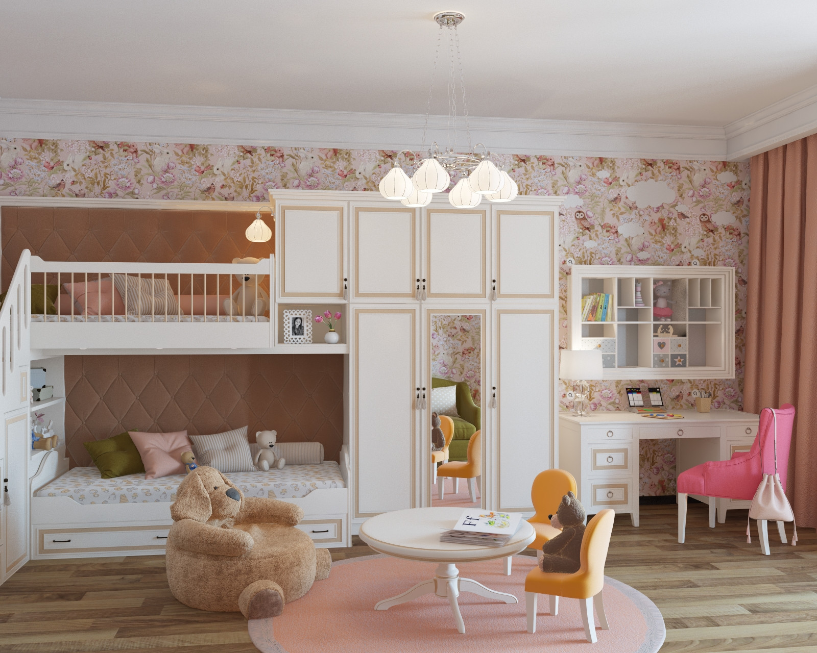 Детская для двух девочек