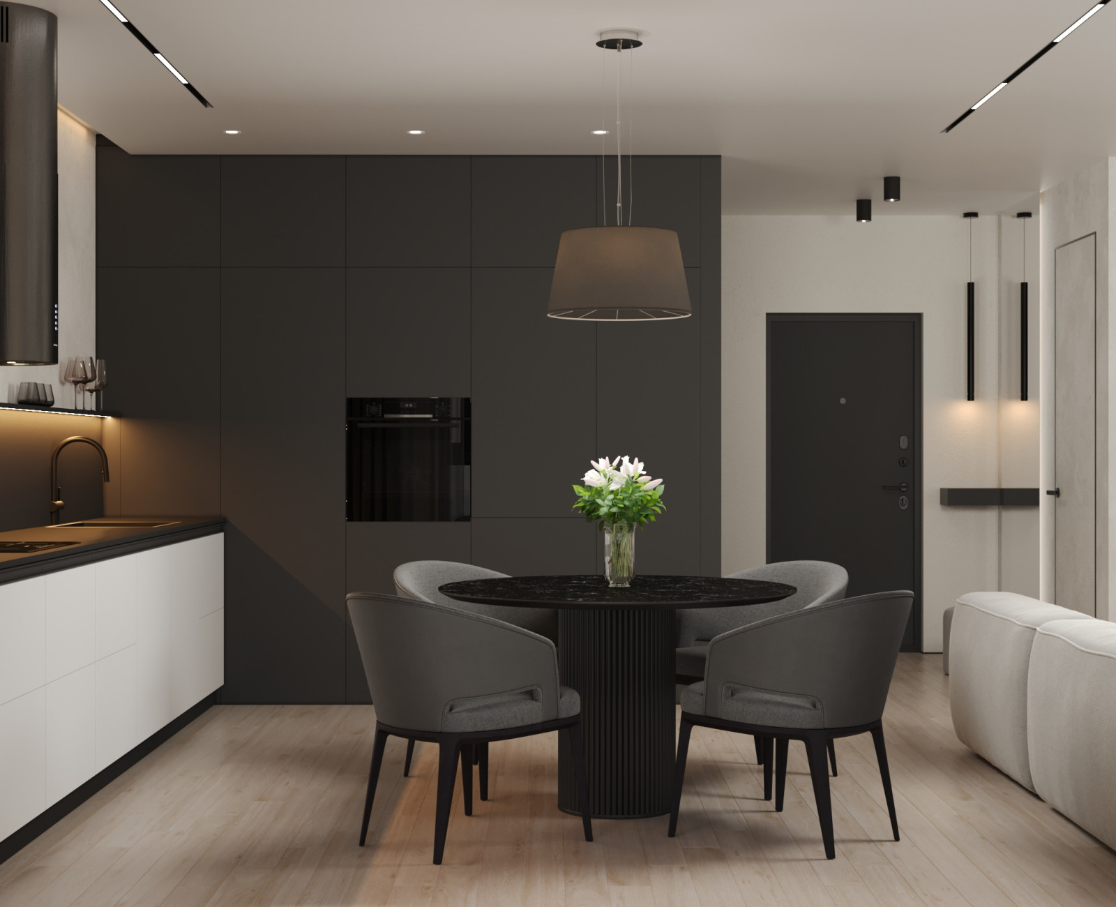 Квартира для молодой пары с двумя собаками