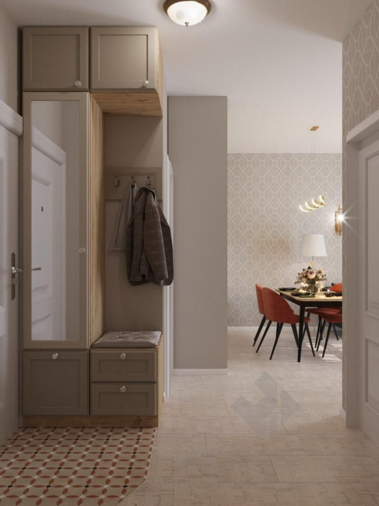 Дизайн-проект однокомнатной квартиры 40 кв.м в ЖК «Поколение»