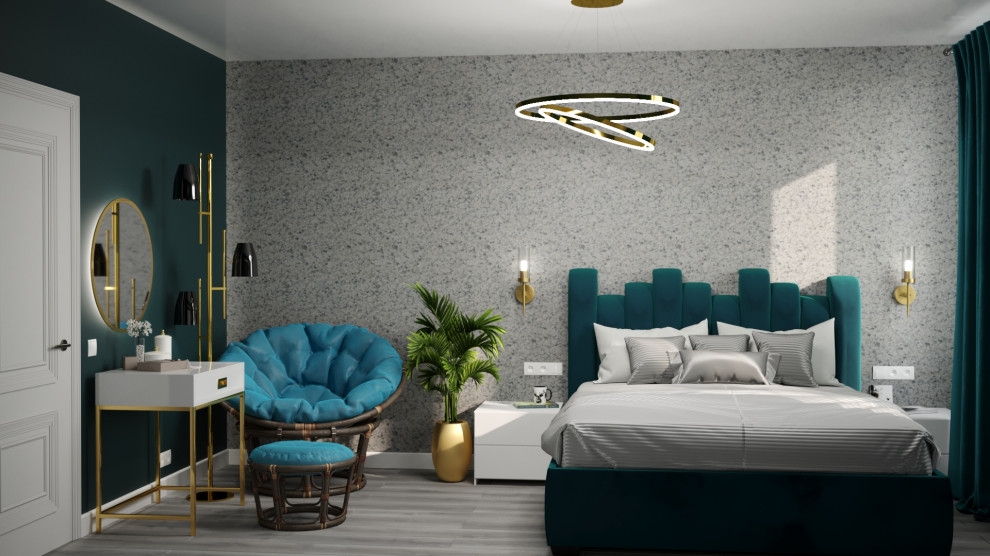 Обложка проекта: Визуализация спальни