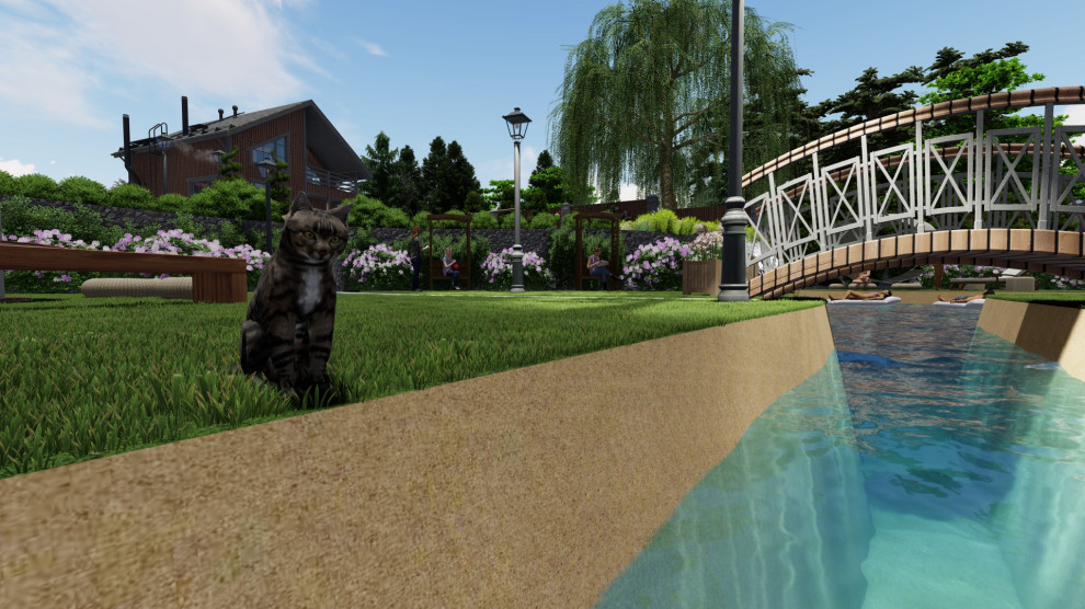 КП Керро (Ленинградская область)Вид на ручей