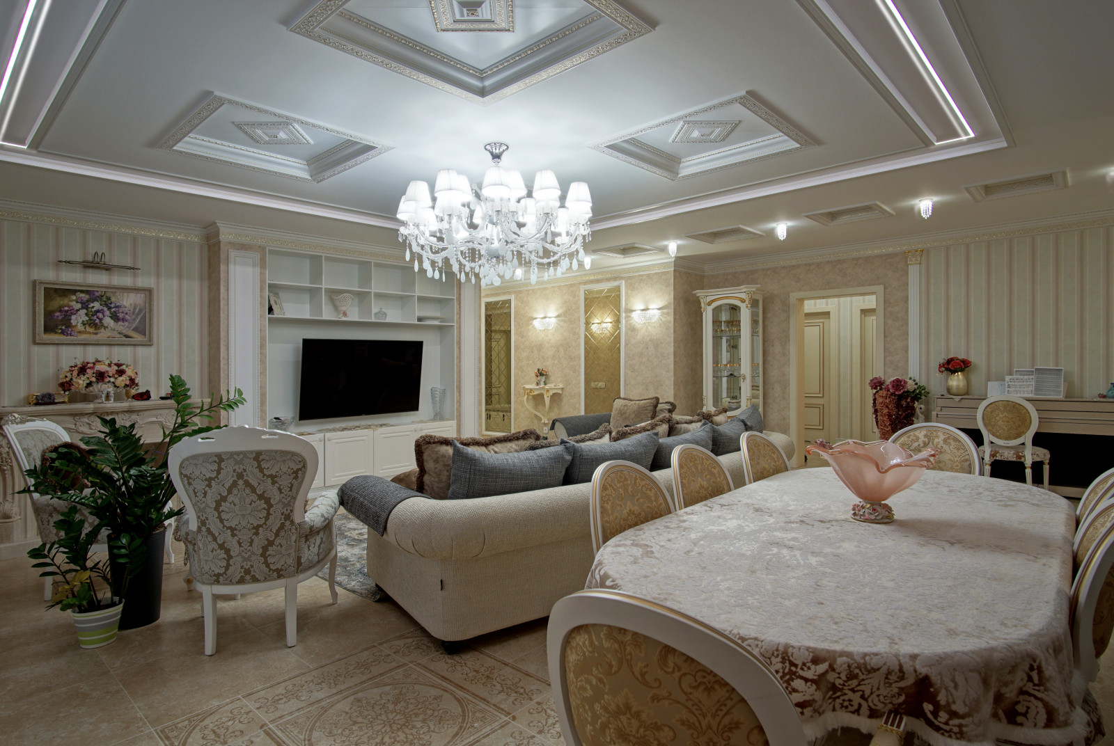 ГОТОВЫЙ РЕМОНТ КВАРТИРЫ 260 КВ.М В ЖК "ТУРГЕНЕВ" Г.КРАСНОДАР