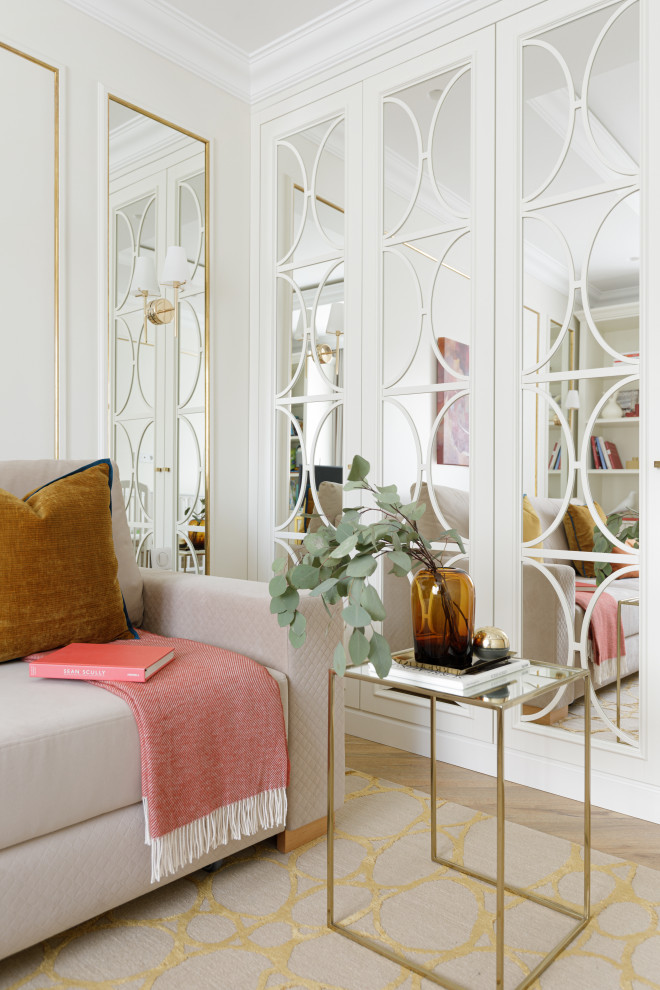 Квартира 125м2 | GOLD ACCENT | Неоклассика и модерн с латунными акцентами