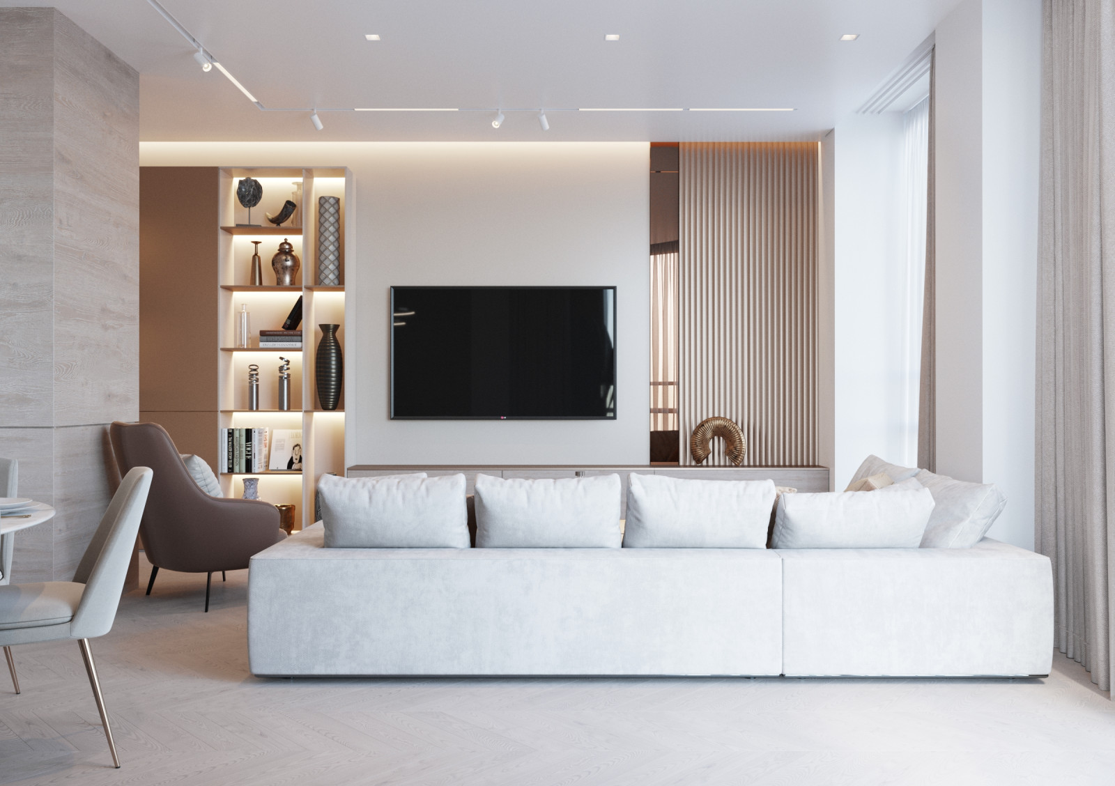 Квартира 120 м² в ЖК «Граф Орлов»