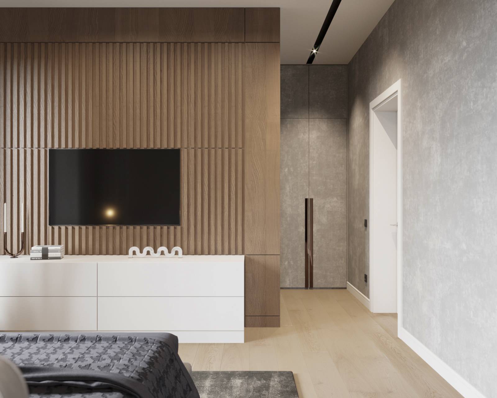 Интерьер спальни частного дома с.Рощино