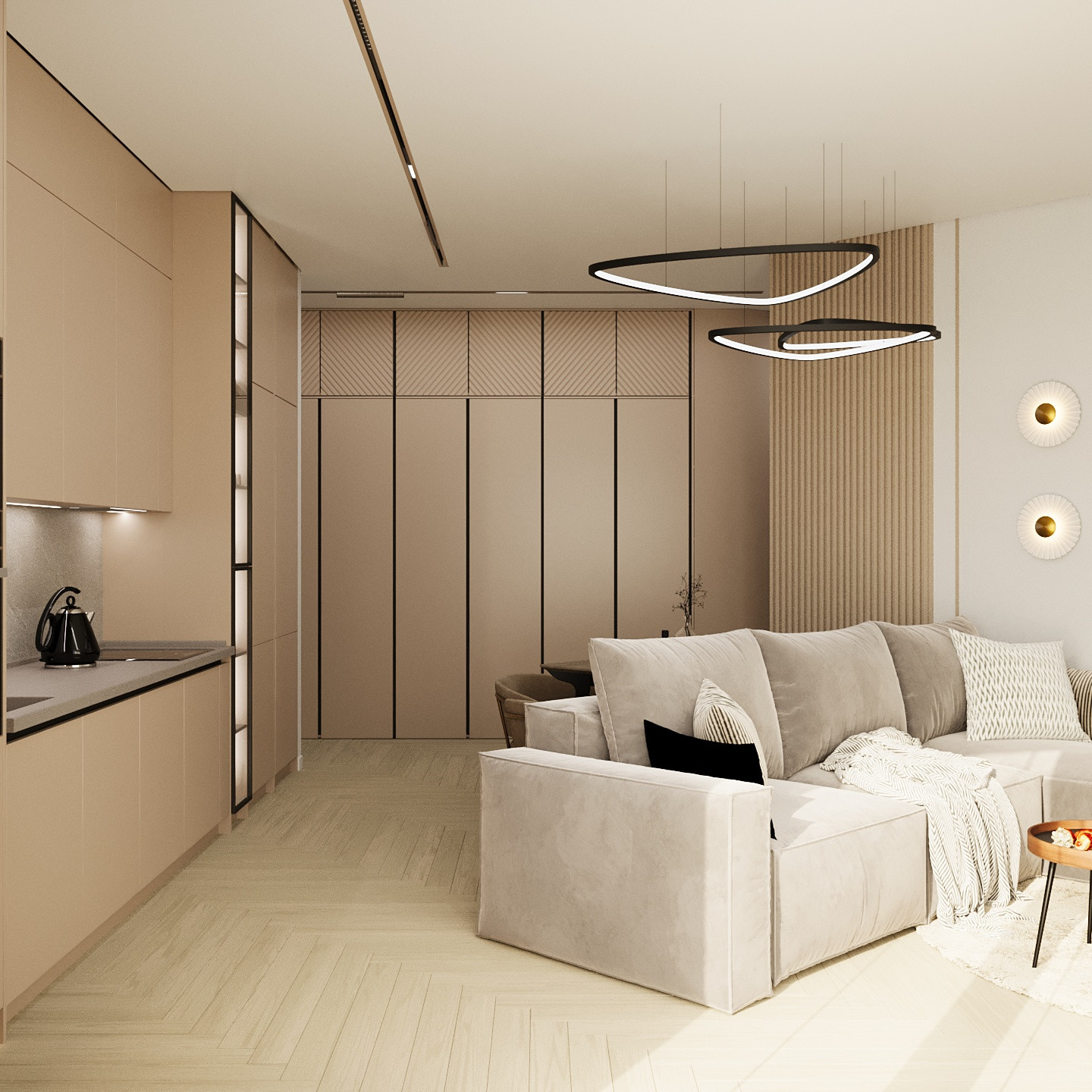 Дизайн проект квартиры для молодой семья с ребенком