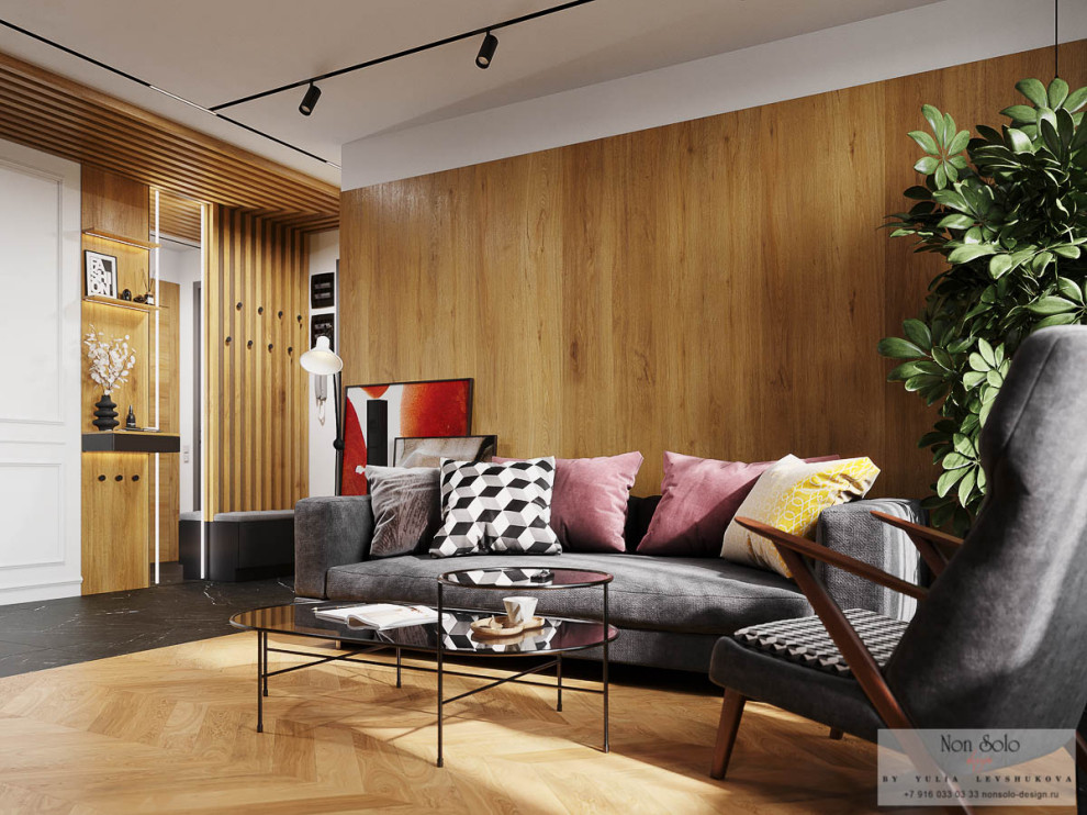 Дизайн квартиры для адвоката 54 м2, ул. Люсиновская, г. Москва