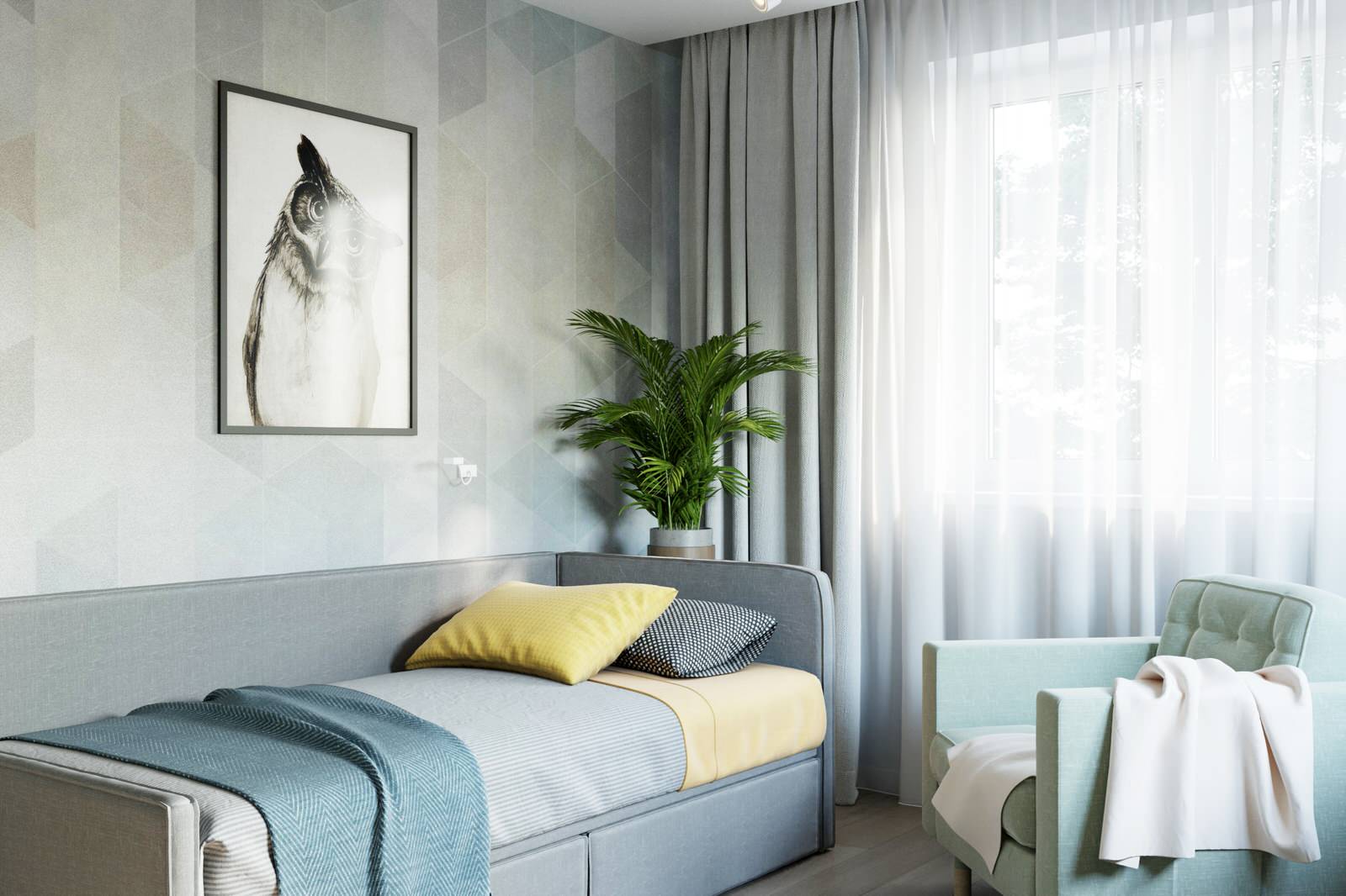 Квартира для семьи в современном стиле