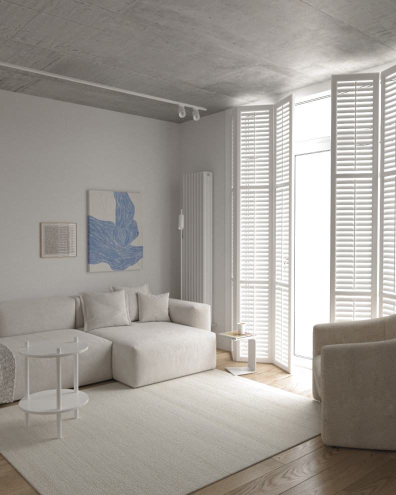 Квартира в светлых тонах