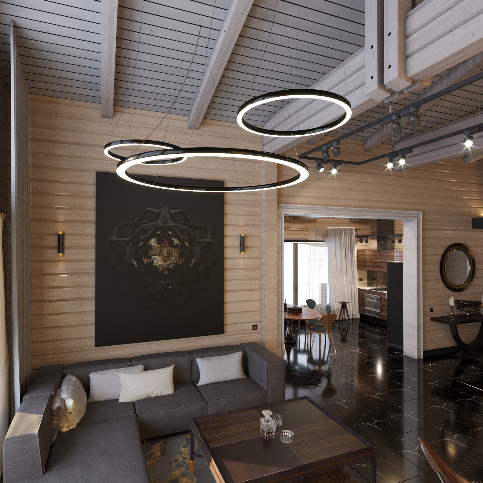 Первозванное интерьеры дома из клееного бруса