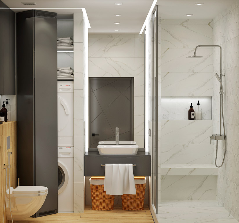 Дизайн-проект квартиры для молодой семьи ЖК "Цветной Бульвар"