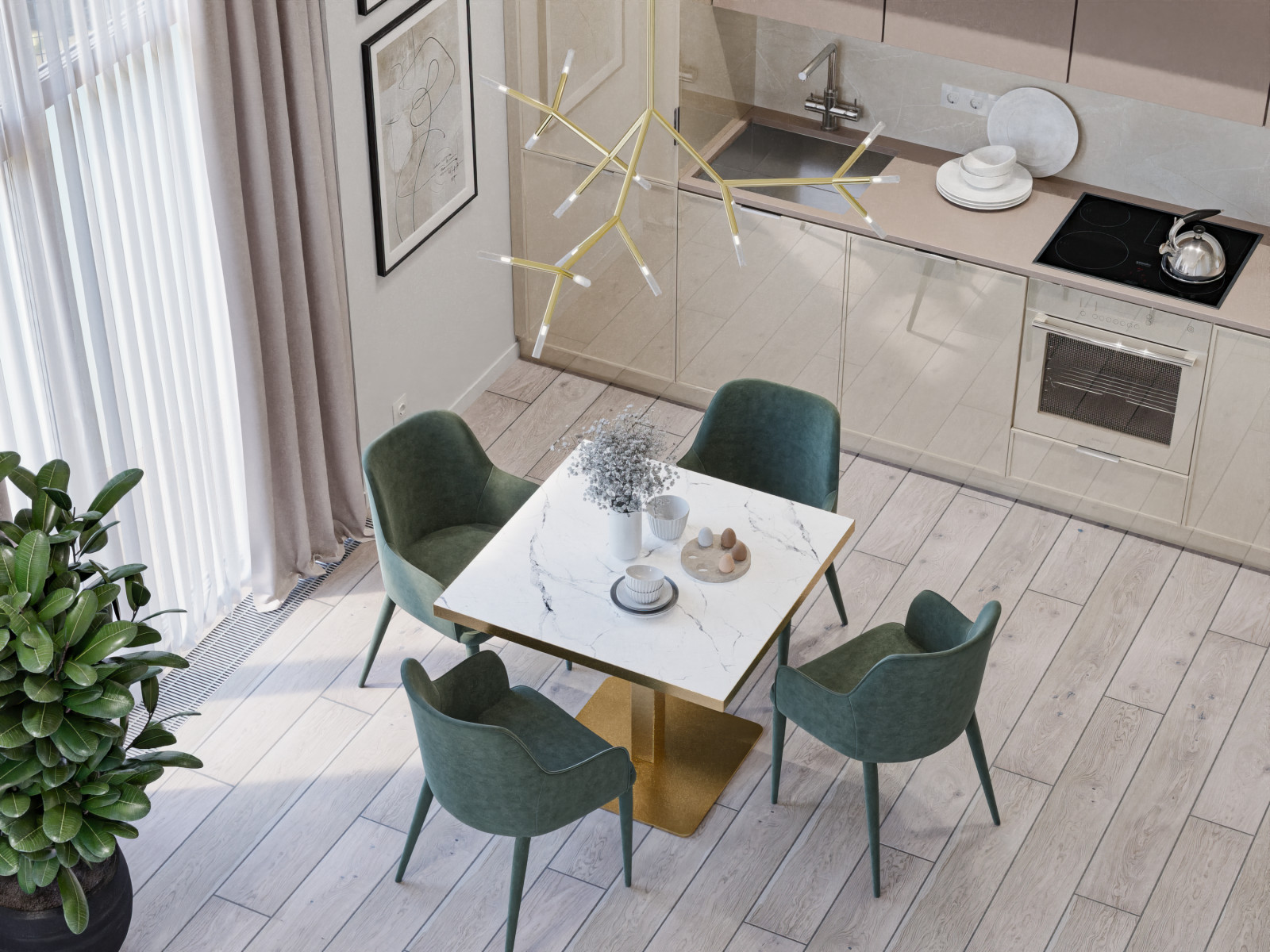 Двухкомнатная квартира в ЖК "Кутузовский Лайф"