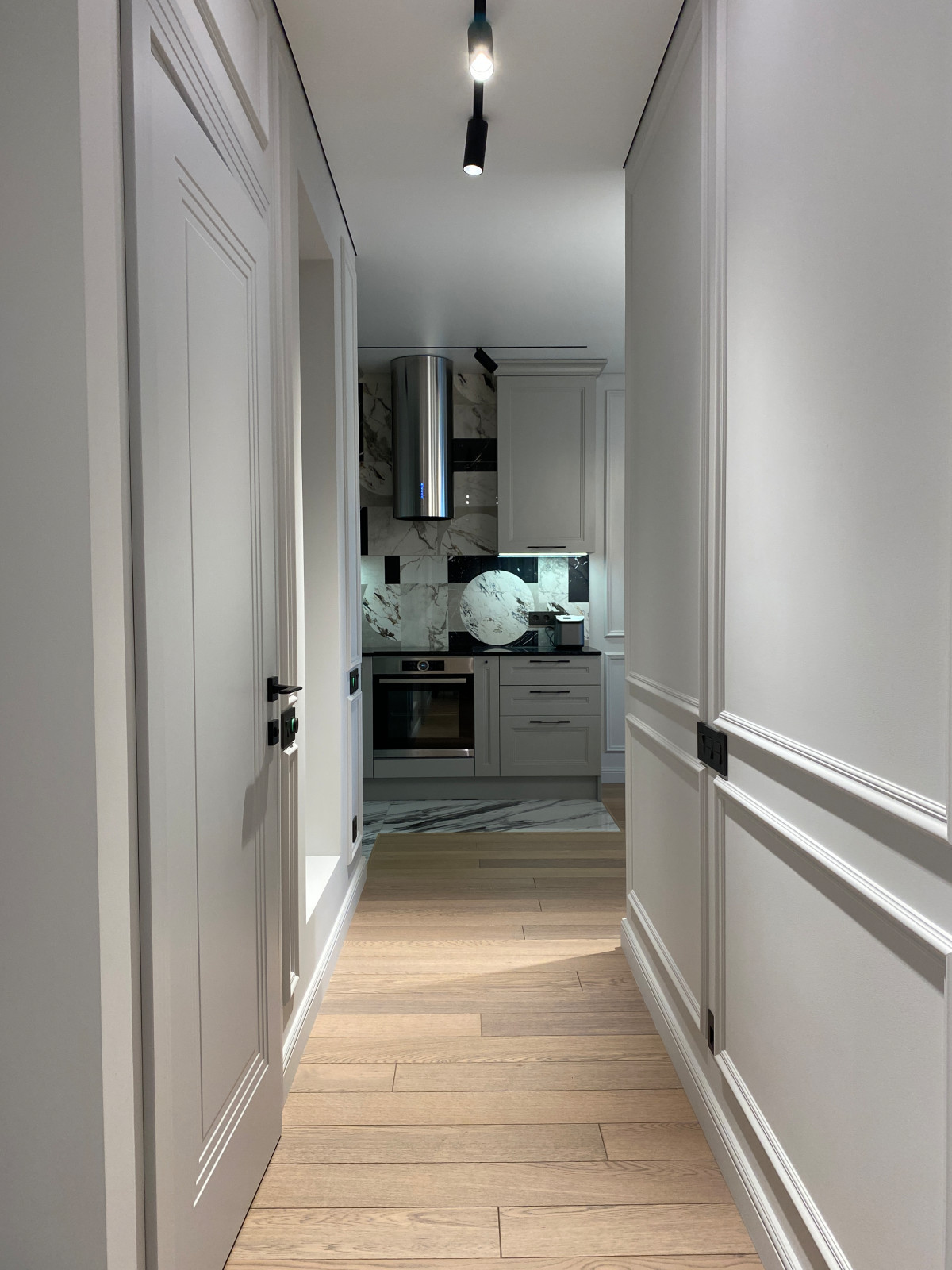 Кухня гостиная в ЖК Скандинавия