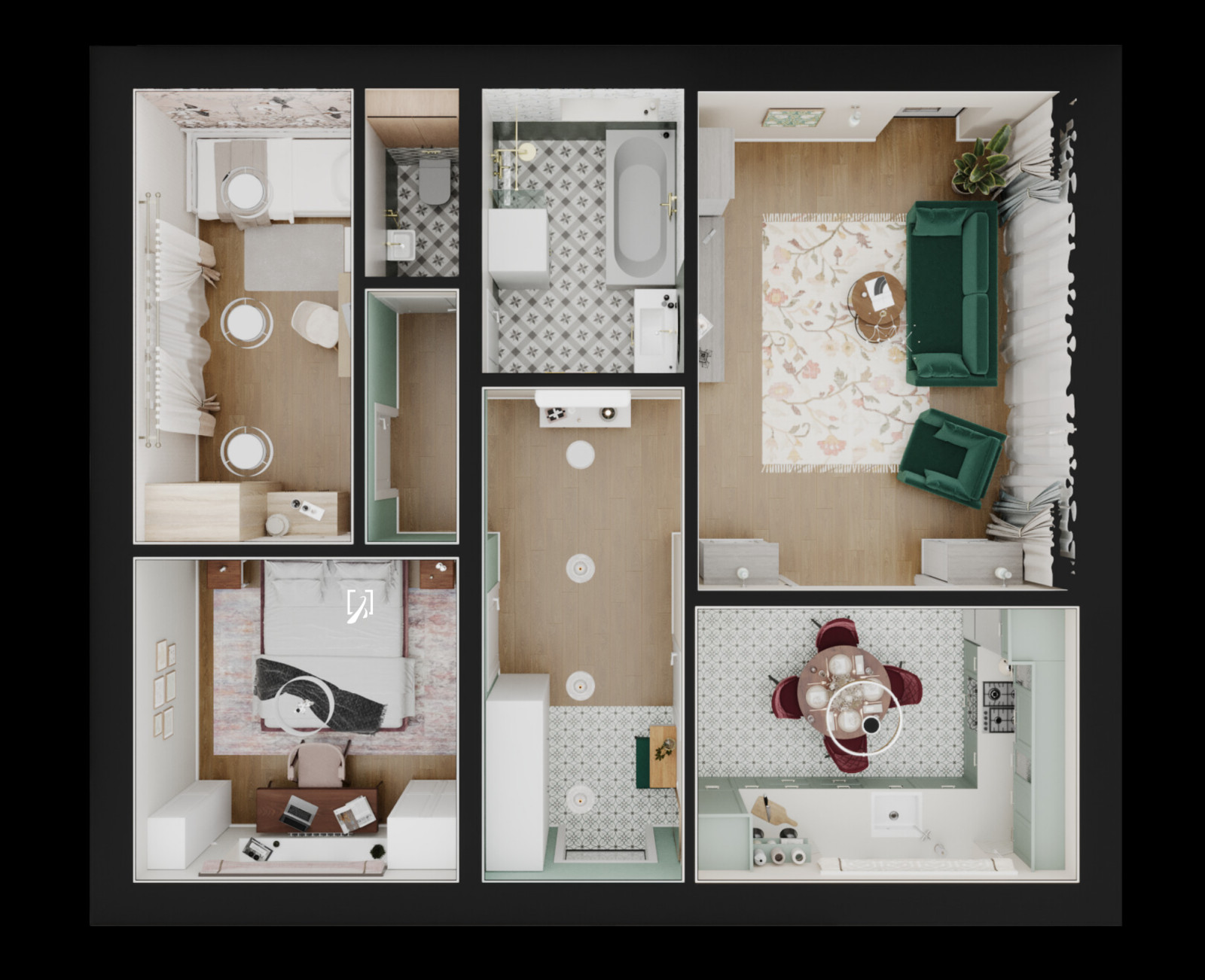 Загородный дом интерьер