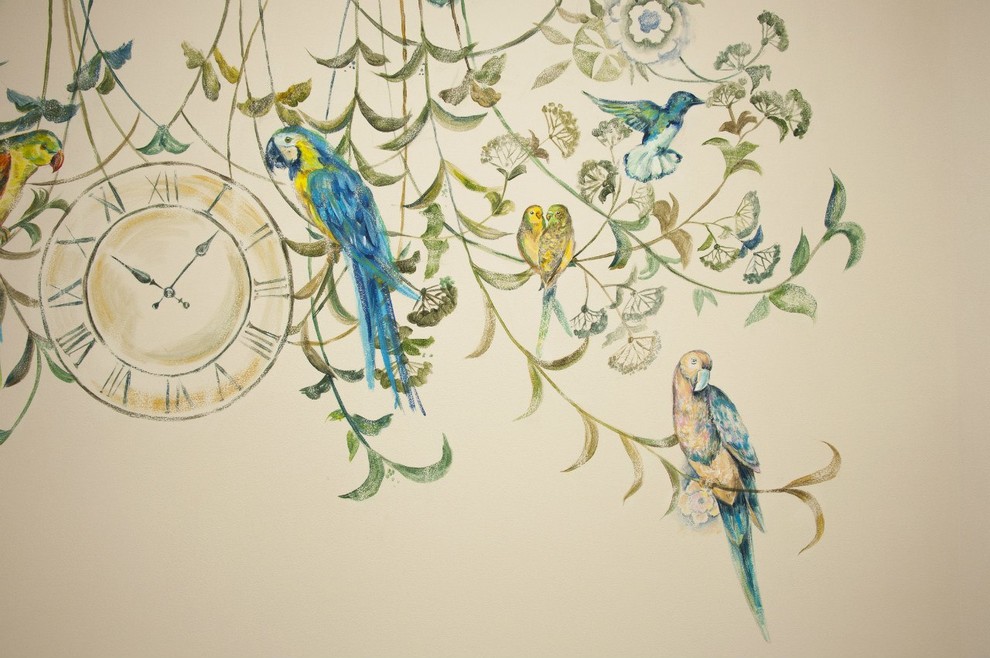Обложка проекта: Роспись "Птички" в стиле прованс