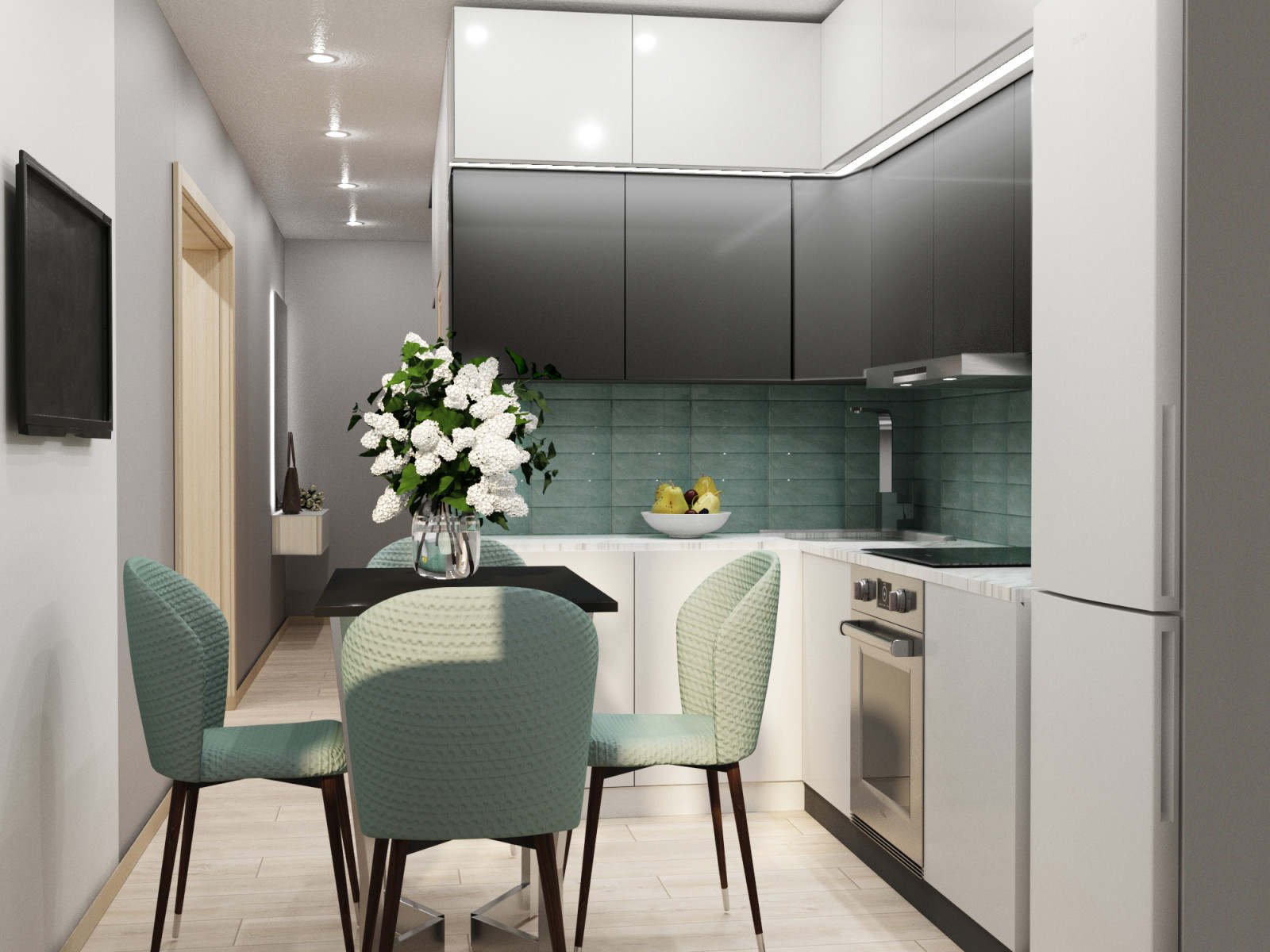 Дизайн-проект двухкомнатной квартиры в г.Волжском