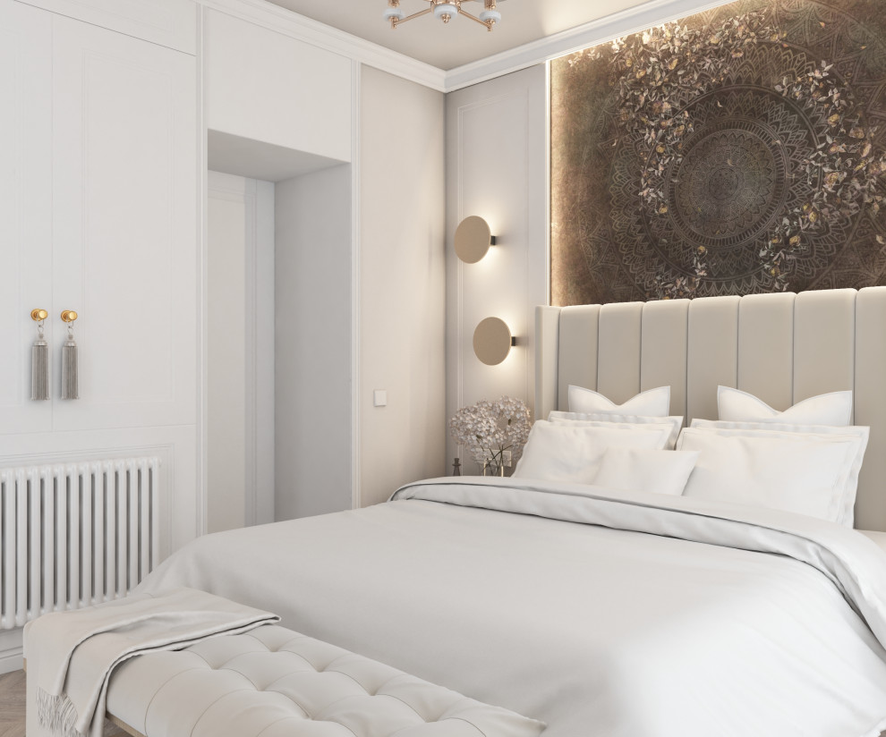 Легкая спальня в стиле современная классика