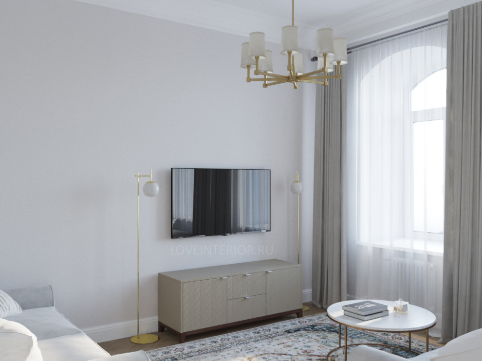 Квартира в доме, построенном в XIX веке в центре Москвы