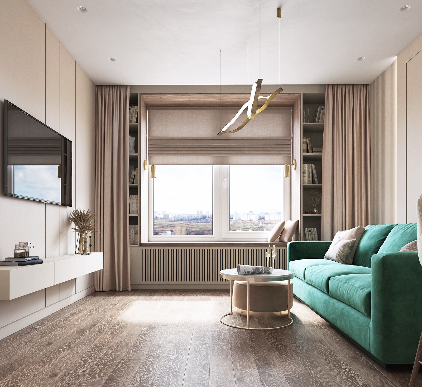 Видовая квартира в ЖК Легенда Комендантского, СПб