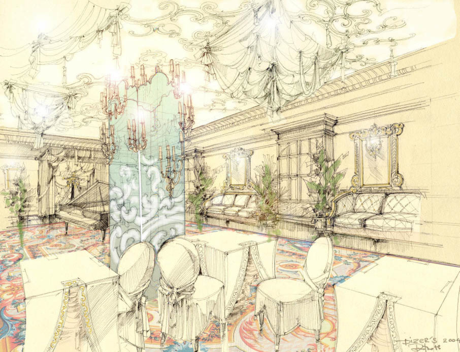 Эскизы - дизайн интерьера