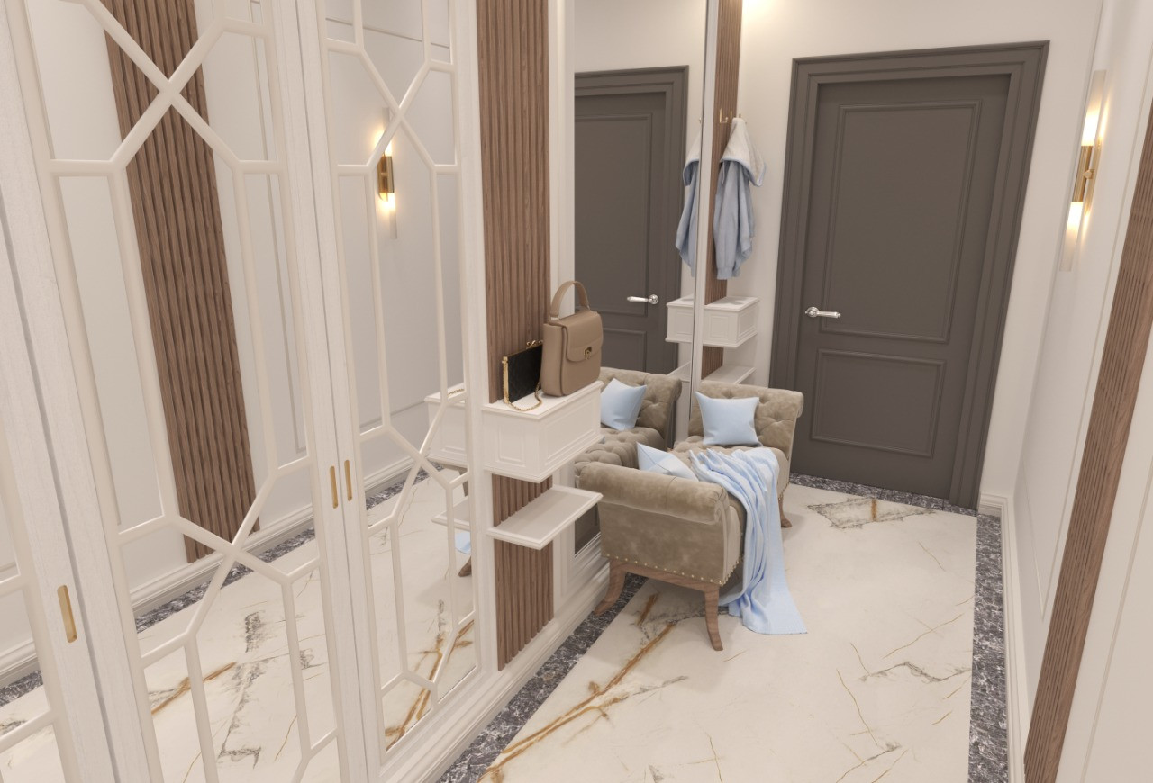 легкая неоклассика в голубом