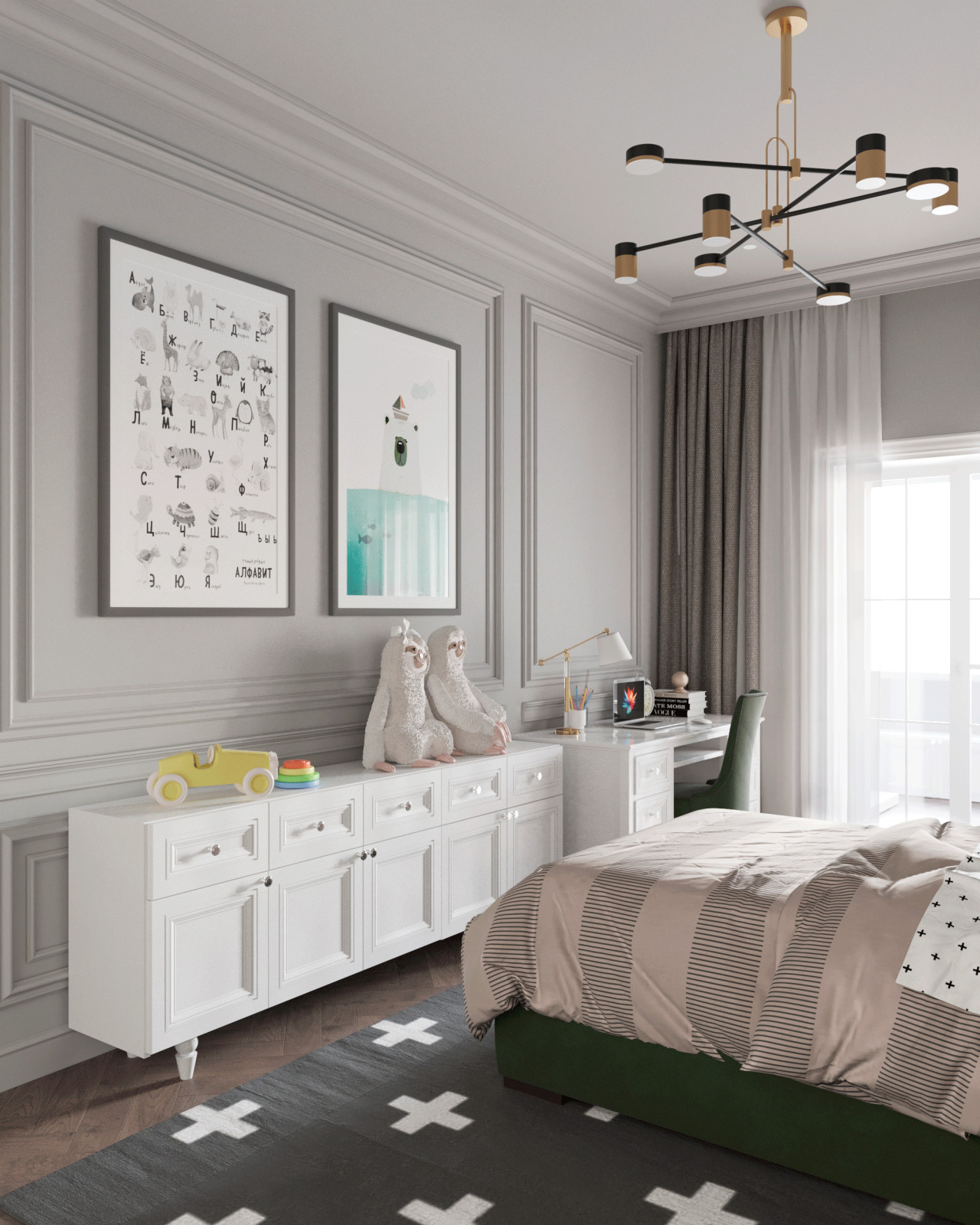 Интерьер квартиры 160 кв.м