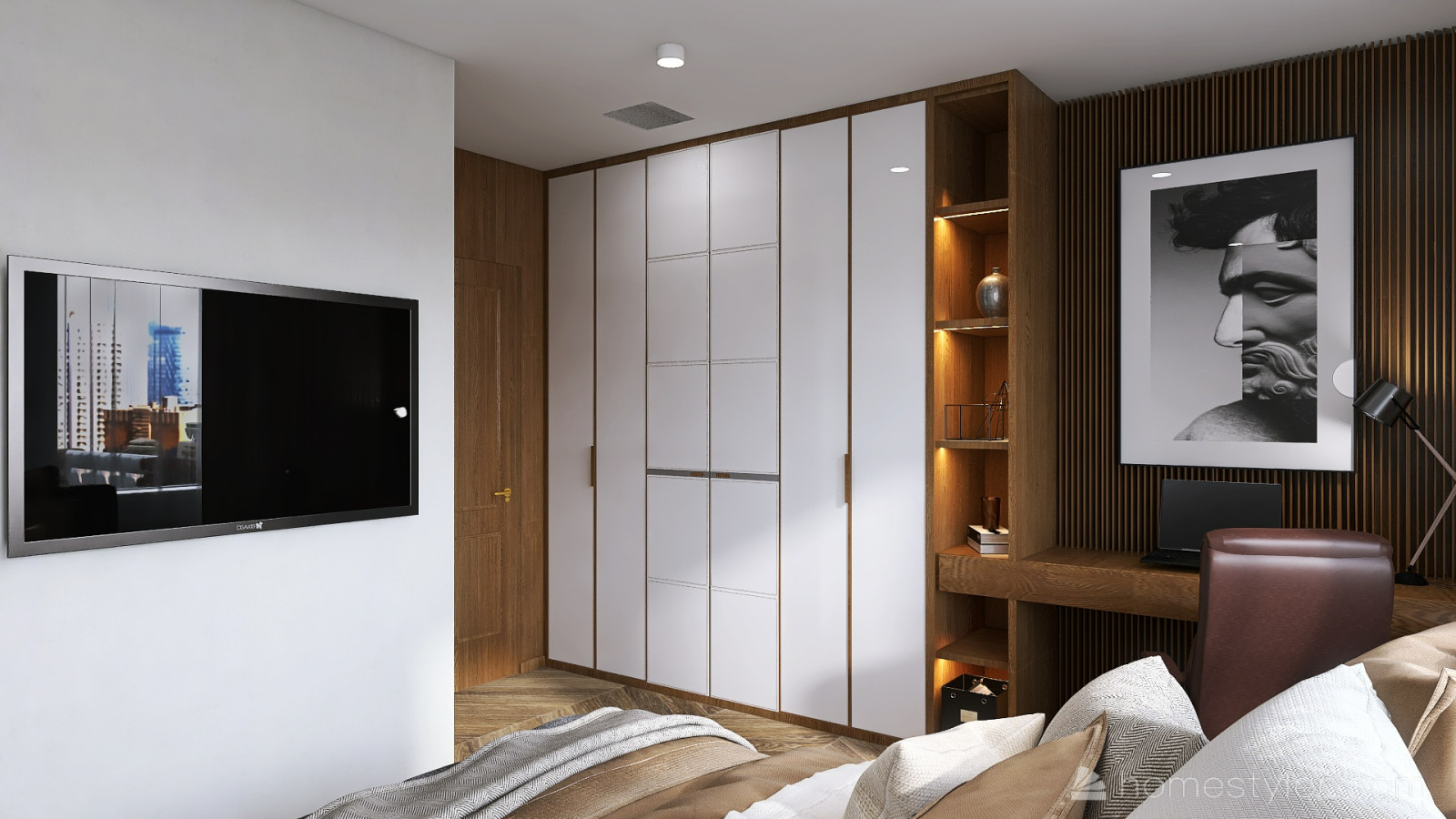 Брутальная двухкомнатная квартира