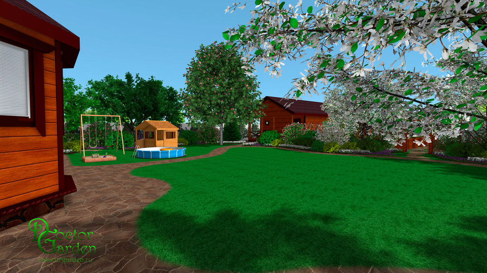 Сад для большой семьи