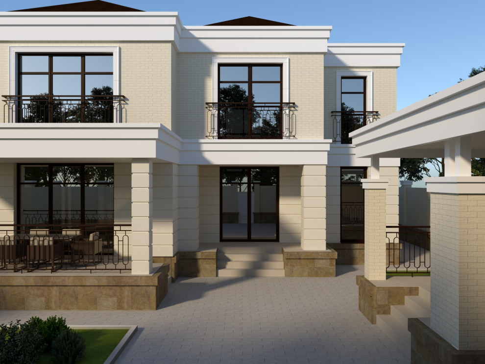 Индивидуальный жилой дом в стиле неоклассика