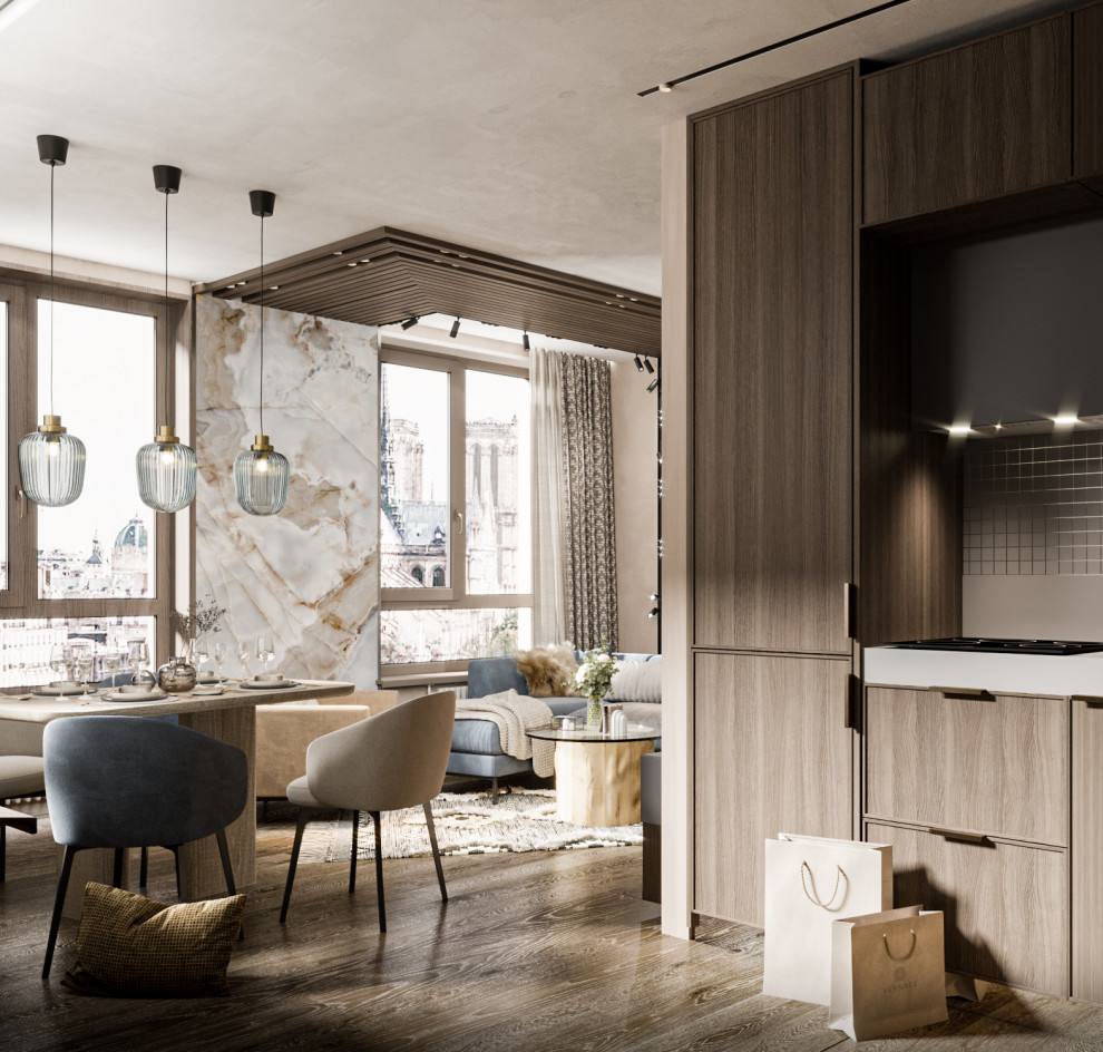 Современный стиль. 58м2