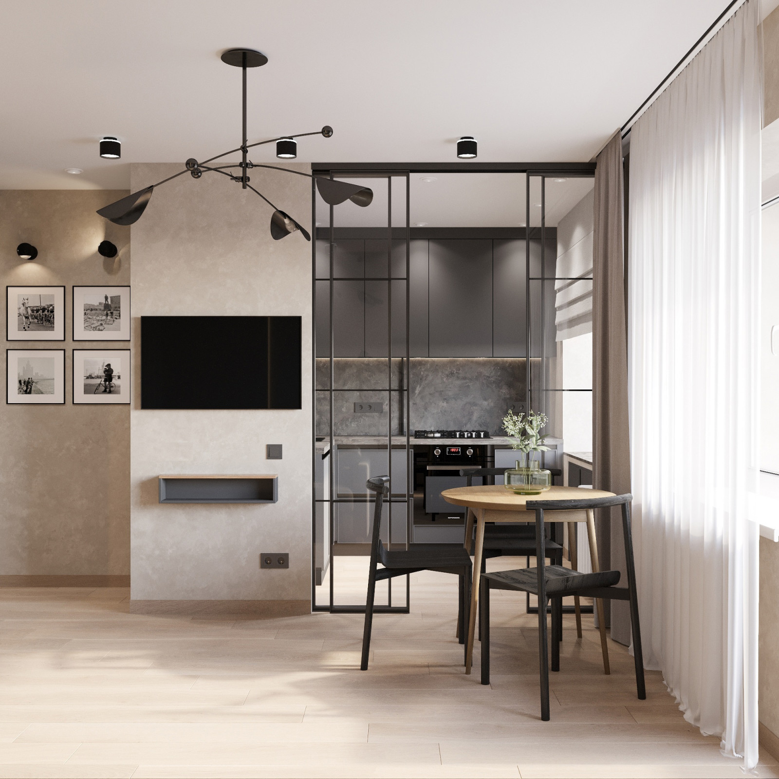 Обложка проекта: Дизайн проект квартиры , площадью 36 кв.м