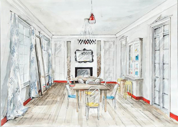 Interior Sketch - Эскизы интерьеров