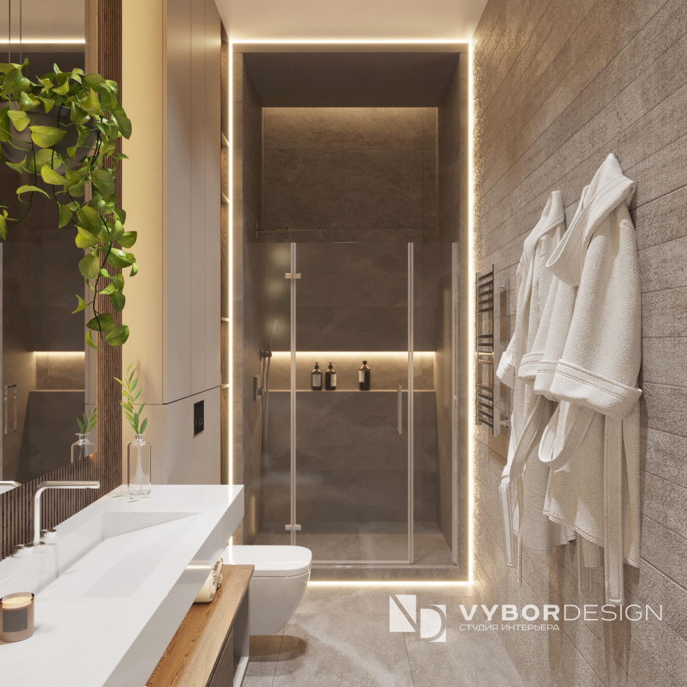 Дизайн интерьера дома из бруса