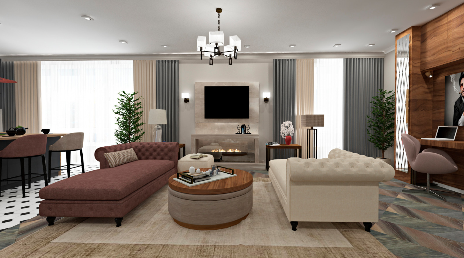 Проект с камином