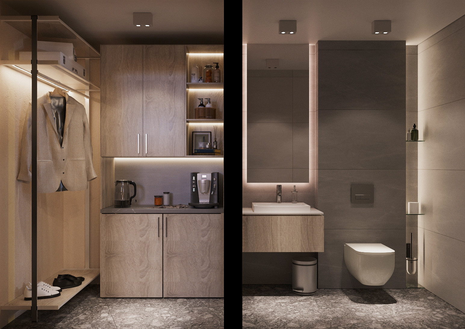 Офис, комната директора. Эскизы. 2021г.