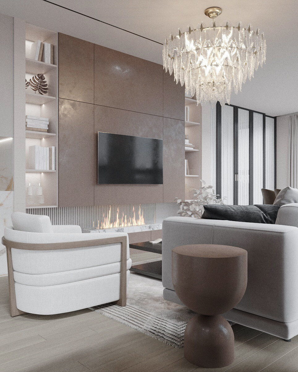 Обложка проекта: Квартира 150м2 в современном стиле в ЖК «Bauman House”