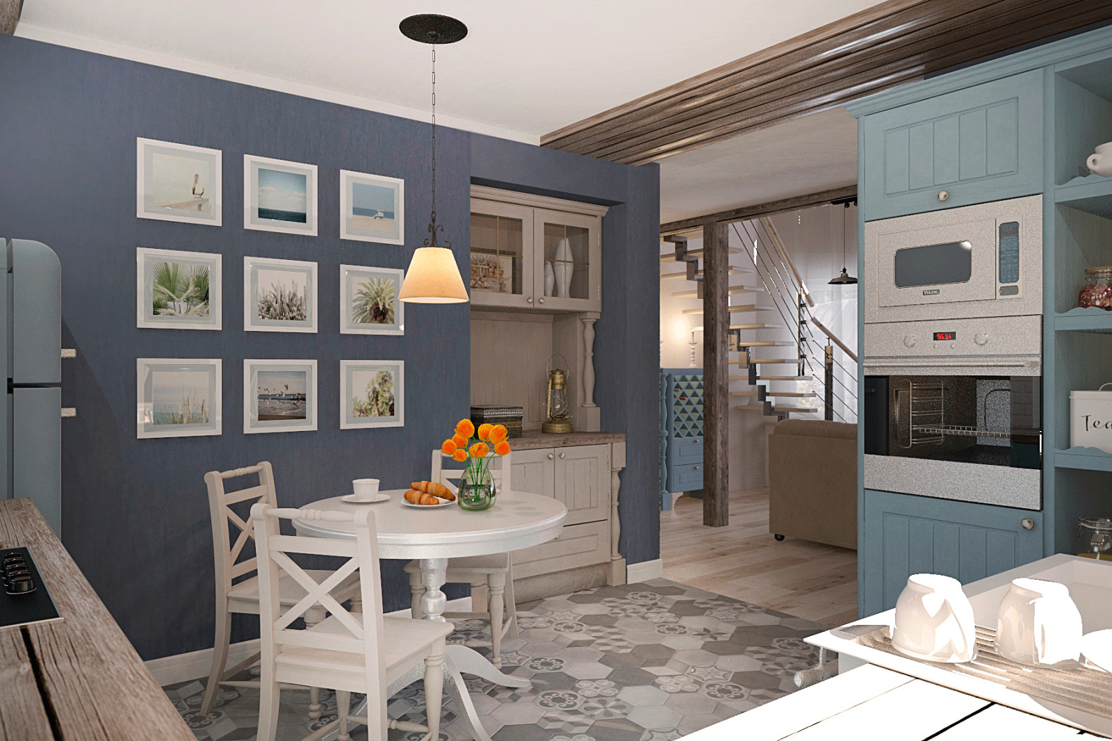 Обложка проекта: Кухня в Стиле Кантри