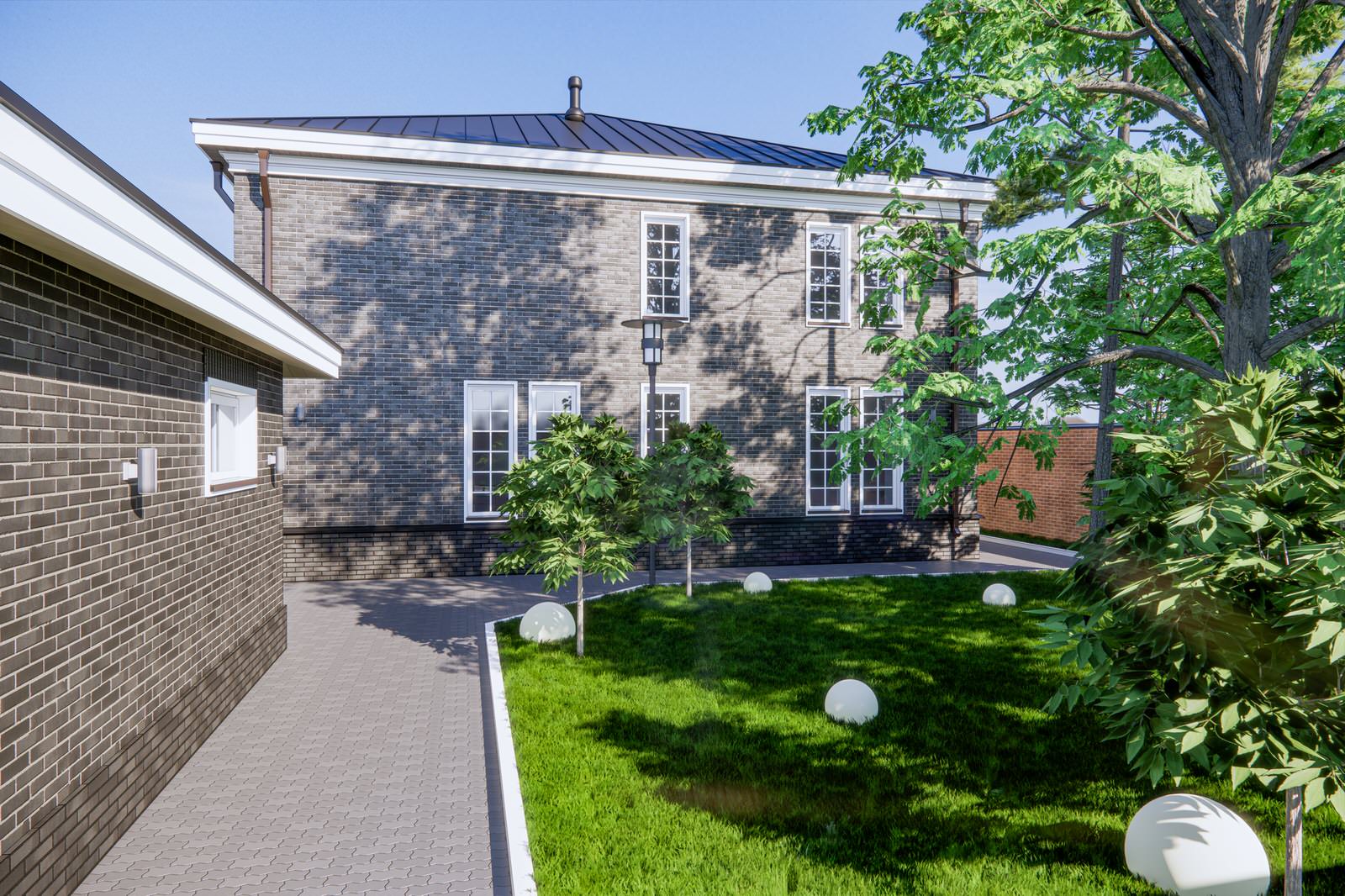 Обложка проекта: Жилой дом с гаражным комплексом