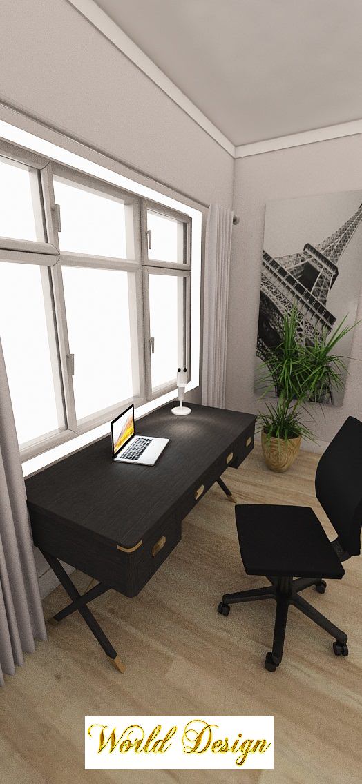 Спальня+кабинет