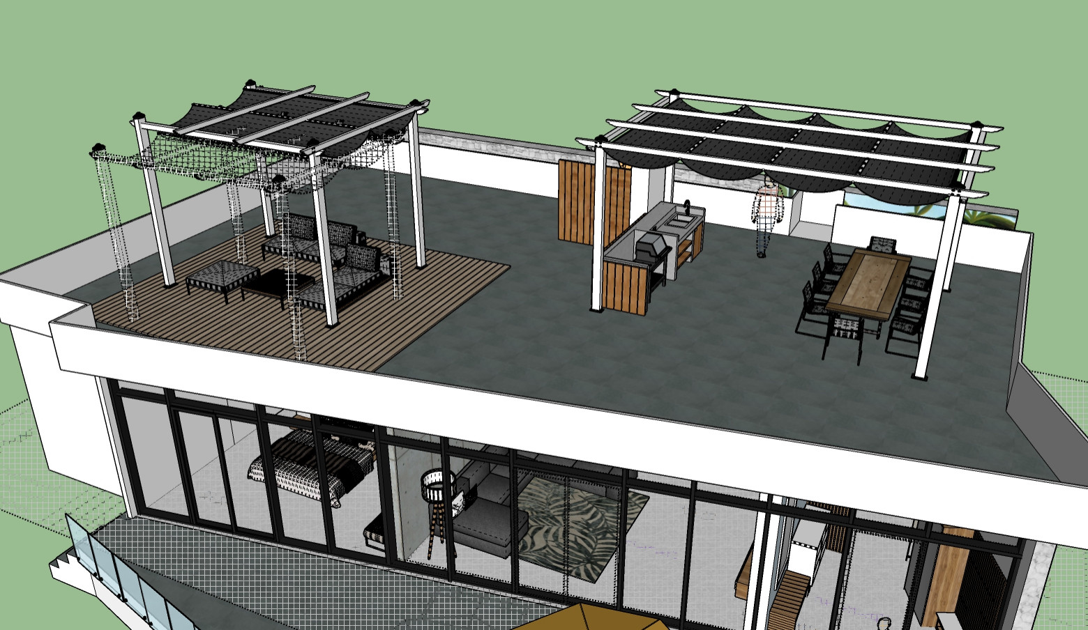 Обложка проекта: дом с видом на море