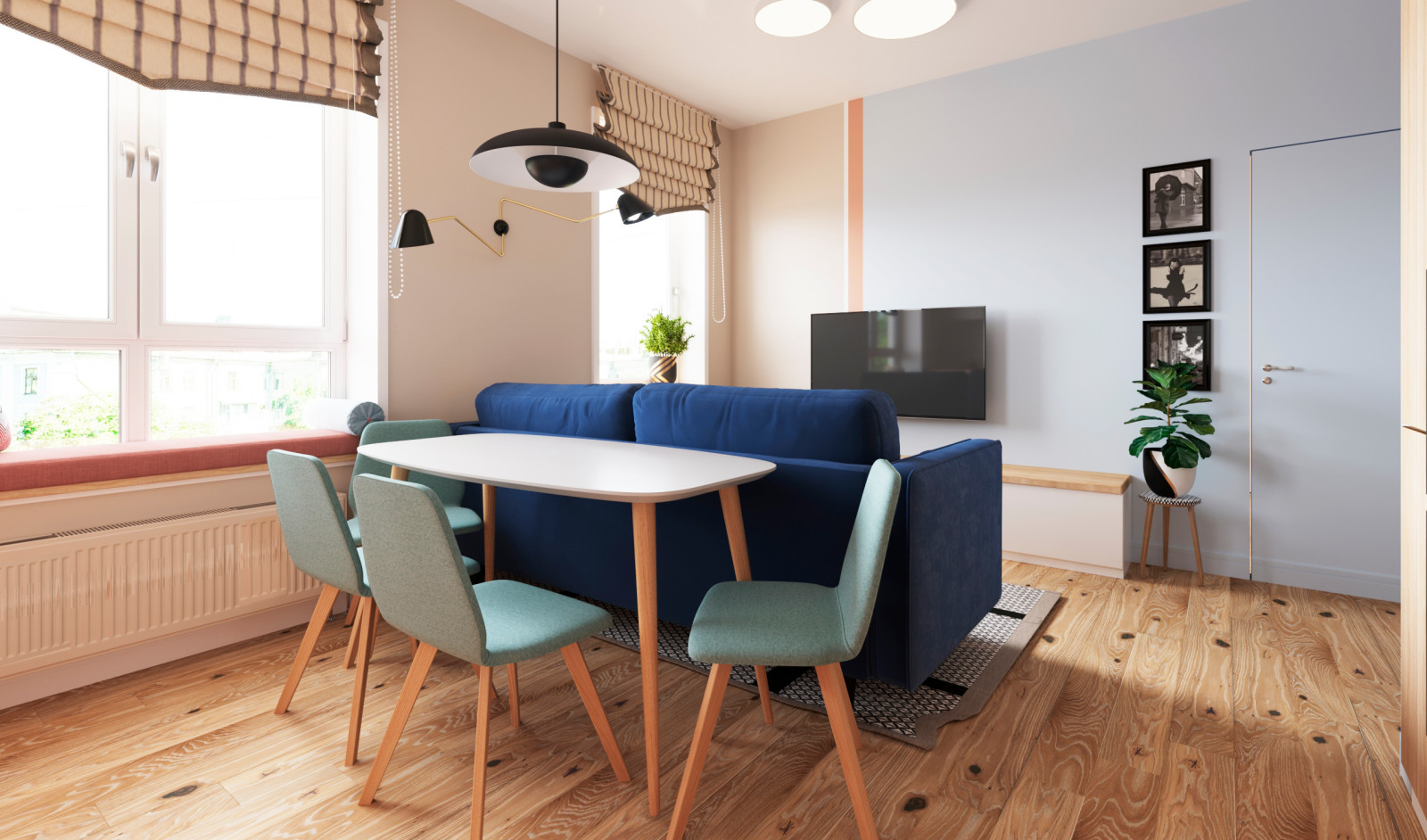 Проект с лососевой кухней