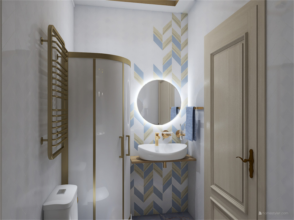 Однокомнатная квартира в стиле неокласики