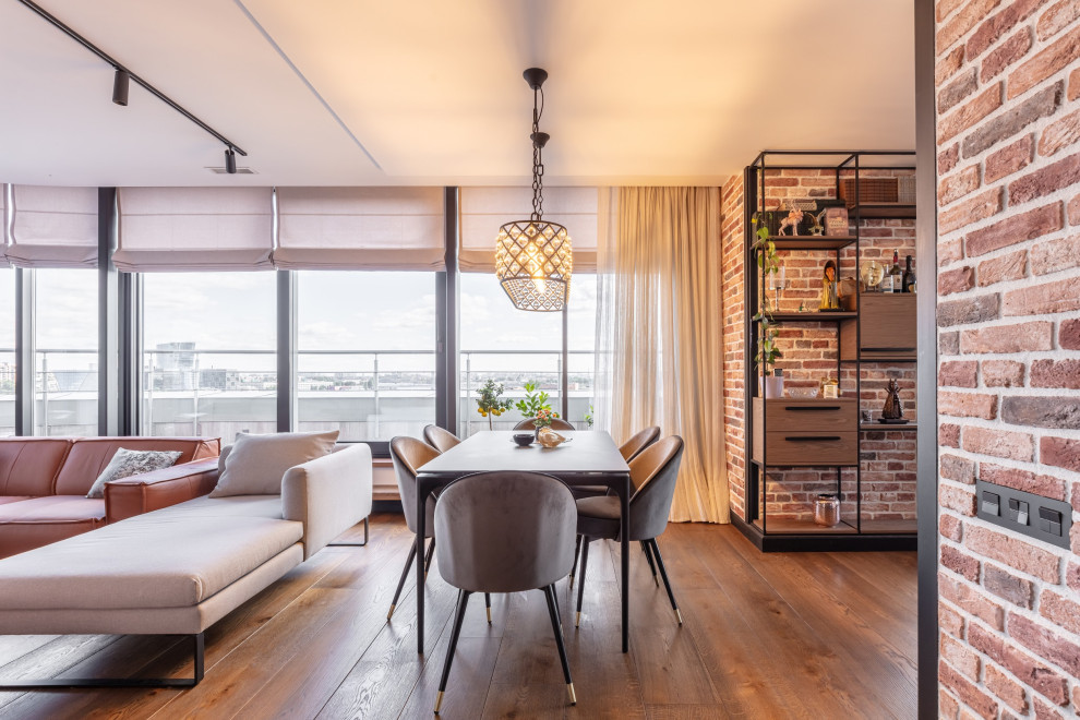 Пентхаус в стиле лофт реализация